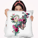 Skull Vii Throw Pillow By Riza Peker