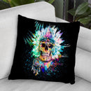 Skull Wild Spirit Throw Pillow By Riza Peker