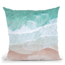 Aerial Ocean Throw Pillow By Sisi And Seb
