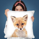 Baby Fox Throw Pillow By Sisi And Seb