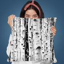 Birch Trees Throw Pillow By Sisi And Seb
