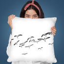 Birds Throw Pillow By Sisi And Seb