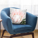 Blush Protea Throw Pillow By Sisi And Seb