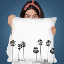 Cali Palm Trees Throw Pillow By Sisi And Seb