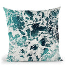 Ocean Foam Throw Pillow By Sisi And Seb
