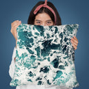 Ocean Foam Throw Pillow By Sisi And Seb