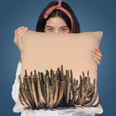 Peach Desert Throw Pillow By Sisi And Seb