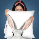 Peekaboo Bunny Ii Throw Pillow By Sisi And Seb