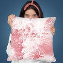 Pink Ocean Throw Pillow By Sisi And Seb