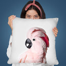 Pink Cockatoo Throw Pillow By Sisi And Seb