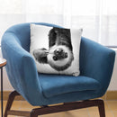 Sloth Bw Throw Pillow By Sisi And Seb