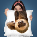 Sloth Throw Pillow By Sisi And Seb