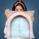 Turquoise Door Throw Pillow By Sisi And Seb