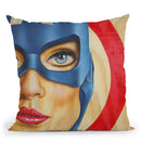 Miss America Throw Pillow By Scott Rohlfs