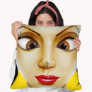 Bug Eyed Throw Pillow By Scott Rohlfs