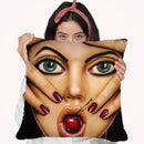 Cherry Pop Throw Pillow By Scott Rohlfs