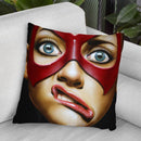 Crooked Smile Throw Pillow By Scott Rohlfs