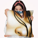 Electric Sunrise Throw Pillow By Scott Rohlfs