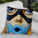 Pow! Throw Pillow By Scott Rohlfs