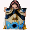 Pow! Throw Pillow By Scott Rohlfs