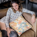 Coral Spring Garden Throw Pillow By Spacefrog Designs