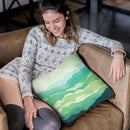 Emerald Spring Throw Pillow By Spacefrog Designs