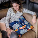 Bold Botanical Throw Pillow By Spacefrog Designs
