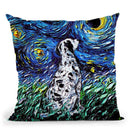 Dalmatian Throw Pillow by Aja Trier