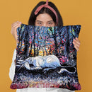 Dreams Throw Pillow by Aja Trier