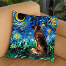 Germanepherd Throw Pillow by Aja Trier