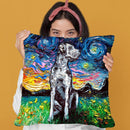 Great Dane Throw Pillow by Aja Trier