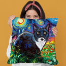 Lucy Throw Pillow by Aja Trier