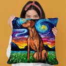 Viszla Throw Pillow by Aja Trier