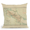 Costa Rica 1903 Throw Pillow By Adam Shaw