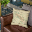 Costa Rica 1903 Throw Pillow By Adam Shaw