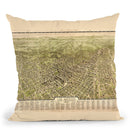 Los Angeles 1909 Throw Pillow By Adam Shaw