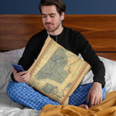 New York City 1846 Throw Pillow By Adam Shaw