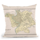 Rome Italy 1901 Throw Pillow By Adam Shaw