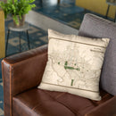 Washington Dc 1876 Throw Pillow By Adam Shaw