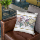 World 1780 Throw Pillow By Adam Shaw