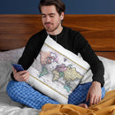 World 1780 Throw Pillow By Adam Shaw