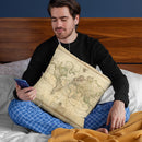 World 1800 Throw Pillow By Adam Shaw