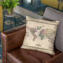 World 1833 Throw Pillow By Adam Shaw