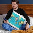World 1897 Throw Pillow By Adam Shaw
