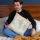 World 1901 Throw Pillow By Adam Shaw