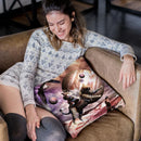 Dog Riding Cheetah In Space Throw Pillow By Skyler Hill