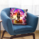 Cat Riding Llama With Pancakes And Milkshake Throw Pillow By Skyler Hill