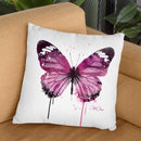 Amethyst Butterfly Throw Pillow By Cristina Alonso