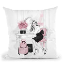 Parisian Apartment Throw Pillow By Cristina Alonso