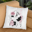 Parisian Apartment Throw Pillow By Cristina Alonso